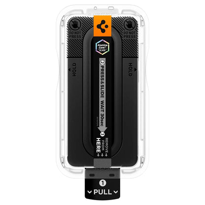 Spigen GlastR EZ FIT Pro HD Displayschutzfolie für Samsung Galaxy S26 FE S741, gehärtetes Glas, Full Glue AGL11996