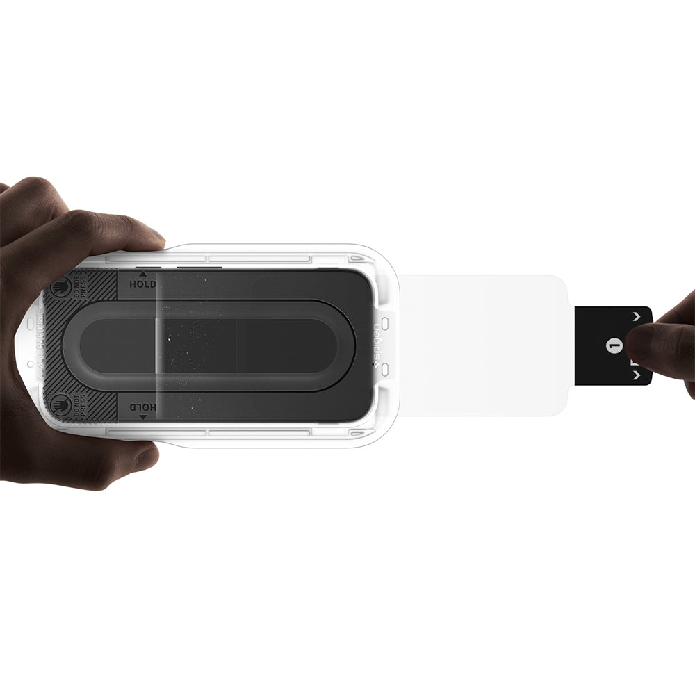 Film de protection d'écran Spigen GlastR EZ FIT Pro pour Google Pixel 11 Pro XL, Verre trempé, Full Glue, Set de 2 pièces AGL11485