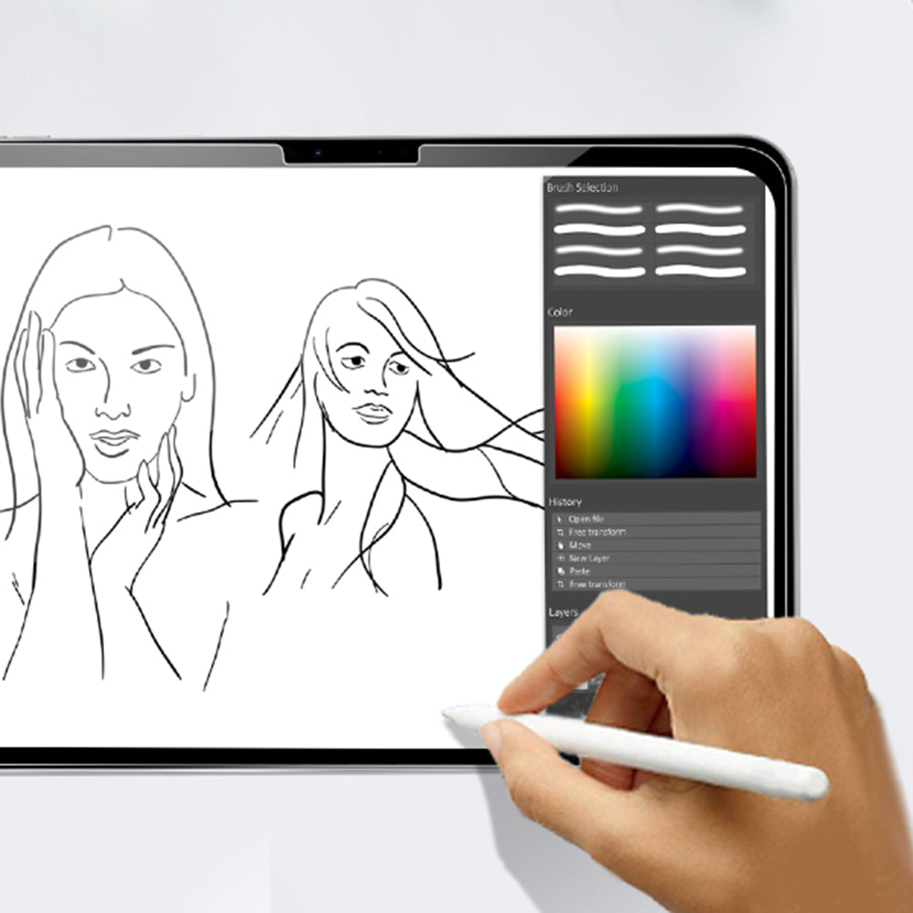 Schutzfolie Techsuit ArmorGlass CrystalHD für Lenovo Idea Tab 11, gehärtetes Glas, Full Glue, Set mit 2 Stück