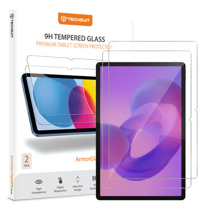 Techsuit ArmorGlass CrystalHD Screen Protector for Lenovo Idea Tab Plus, Tempered Glass, Full Glue, Set of 2 Pieces