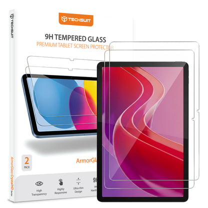 Schutzfolie Techsuit ArmorGlass CrystalHD für Lenovo Tab M11, gehärtetes Glas, Full Glue, Set mit 2 Stück