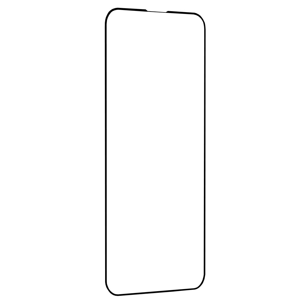 Film de protection d'écran Techsuit M2 pour Apple iPhone 17e / 16e / 14 / 13 Pro, Verre trempé, Full Glue, 111D, Noir