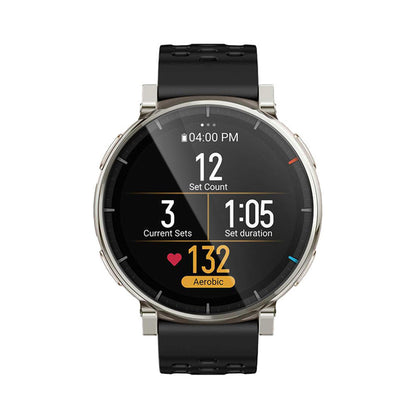 Film de protection Écran Techsuit Nano Flex pour Amazfit Active 3 Premium, Plastique, Lot de 2 pièces, Noir