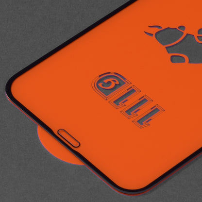 Techsuit Displayschutzfolie für Apple iPhone 11 / XR, gehärtetes Glas, Full Glue, 111D, Schwarz