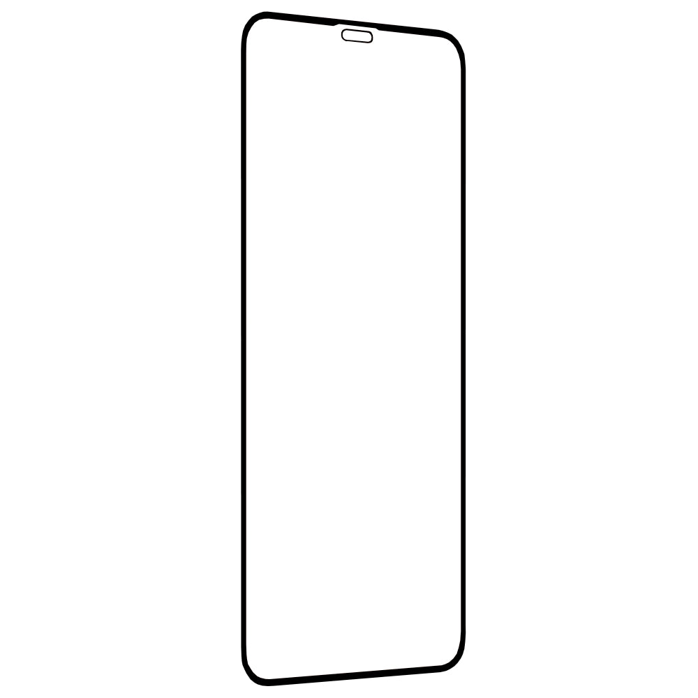 Techsuit Displayschutzfolie für Apple iPhone 11 / XR, gehärtetes Glas, Full Glue, 111D, Schwarz