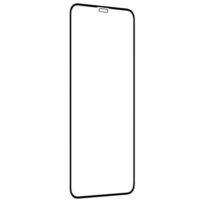 Techsuit Displayschutzfolie für Apple iPhone 11 / XR, gehärtetes Glas, Full Glue, 111D, Schwarz