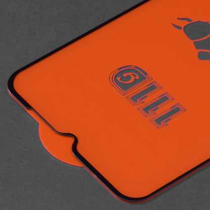 Techsuit Displayschutzfolie für Motorola Moto E22i / E22, gehärtetes Glas, Full Glue, 111D, Schwarz