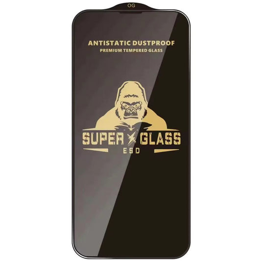 Techsuit Displayschutzfolie für Samsung Galaxy A27 5G, gehärtetes Glas, Full Glue, Schwarz