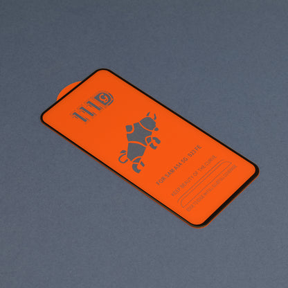 Techsuit Displayschutzfolie für Samsung Galaxy S23 FE S711, gehärtetes Glas, Full Glue, 111D, Schwarz