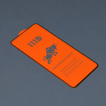 Techsuit Screen Protector Film for Xiaomi 11 Lite 5G NE / Mi 11 Lite 5G / 11 Lite, Tempered Glass, Full Glue, 111D, Black