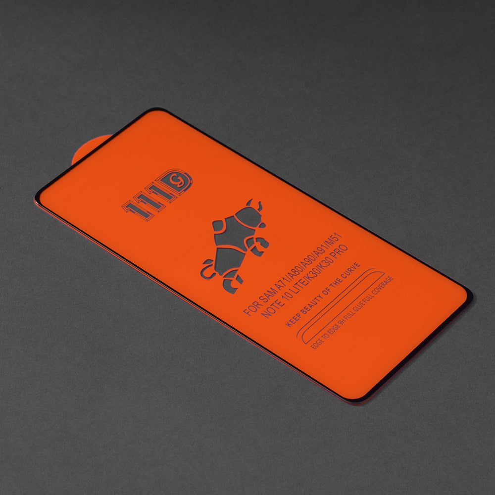 Techsuit Screen Protector Film for Xiaomi Redmi Note 12 4G / Poco X5 / Note 12 5G, Tempered Glass, Full Glue, 111D, Black