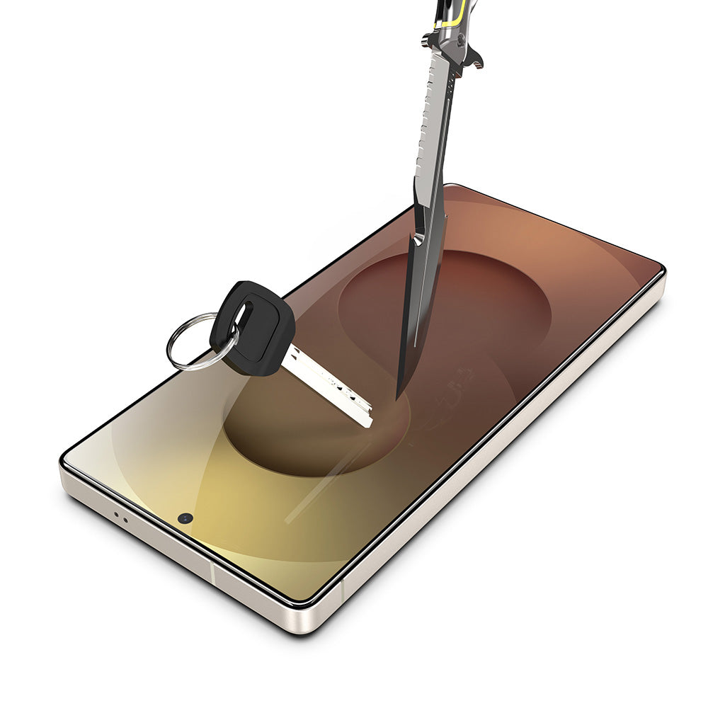 Film de protection d'écran Techsuit TitanGlass CrystalHD pour Samsung Galaxy S26 Ultra, Verre Trempé, Full Glue