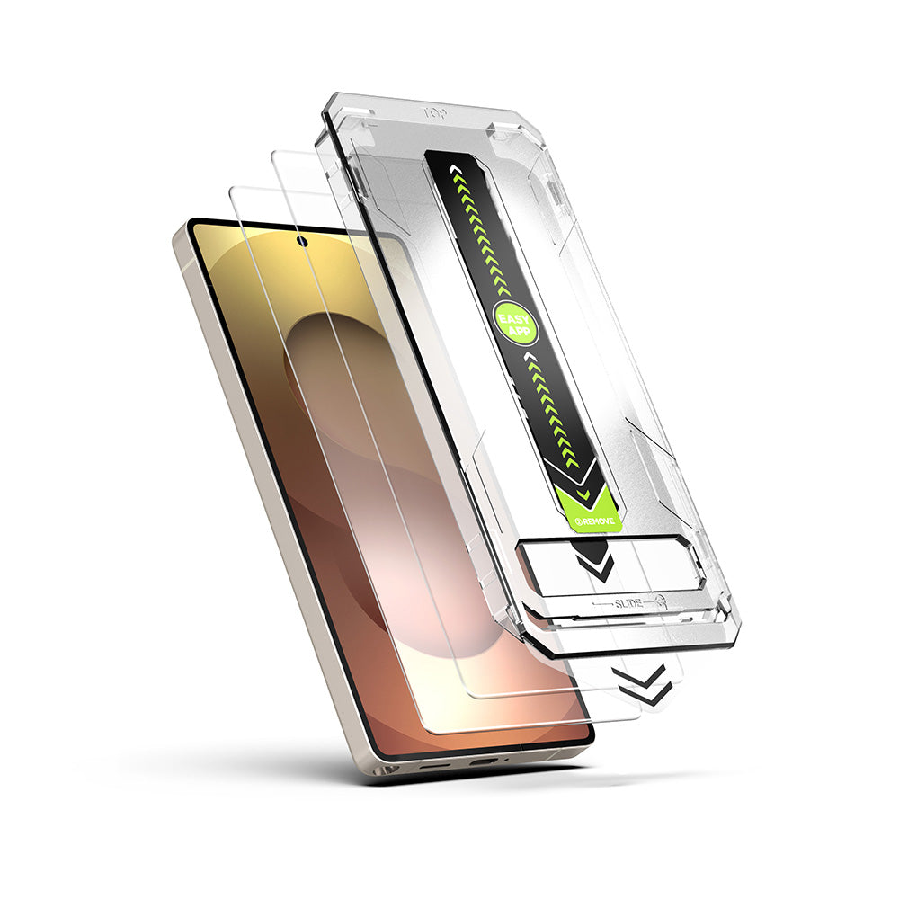 Schutzfolie Techsuit TitanGlass CrystalHD für Samsung Galaxy S26 Ultra, gehärtetes Glas, Full Glue, Set mit 2 Stück.