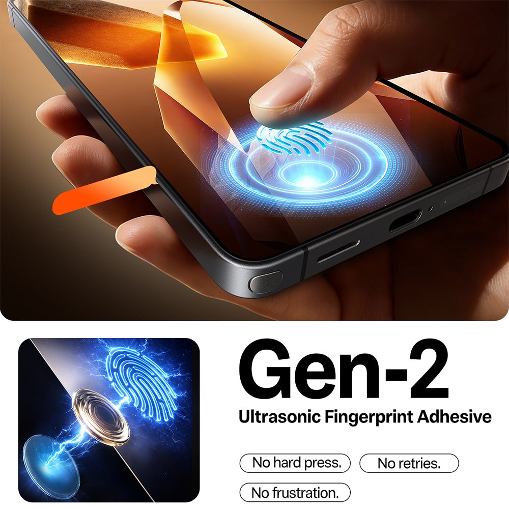 Torras GlassGo Install Master Screen Protector for Samsung Galaxy S26 Ultra S948, Tempered Glass, Full Glue, Transparent