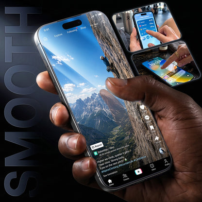 Film de protection d'écran Torras HD Shield pour Apple iPhone 18 Pro Max / 17 Pro Max, Verre trempé, Collage intégral, Noir