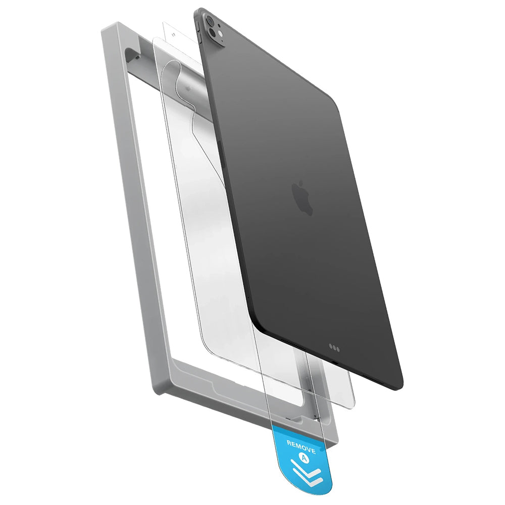 Film de protection d'écran UNIQ Optix Exofit pour Apple iPad Air 11 (2024), Verre trempé, Collage intégral