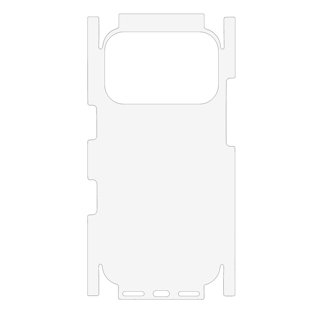 OEM Rückschutzfolie für Apple iPhone 17 Pro Max, Kunststoff