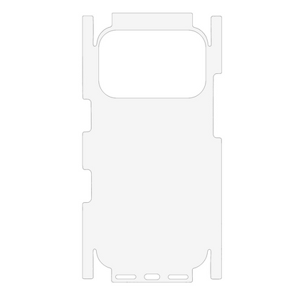 OEM Rückschutzfolie für Apple iPhone 17 Pro Max, Kunststoff