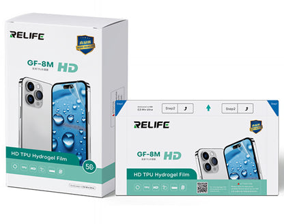 Hydrogel-/TPU-Folie Relife GF-8M für UV-Vakuum-Laminiergerät Sunshine C3 Mix Ultra, 120mm x 210mm, Set 50 Stück