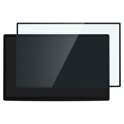 Spigen GlastR EZ FIT Schutzfolie für Tesla X / S Navigation (2022 - 2021), gehärtetes Glas, Schwarz AGL04688