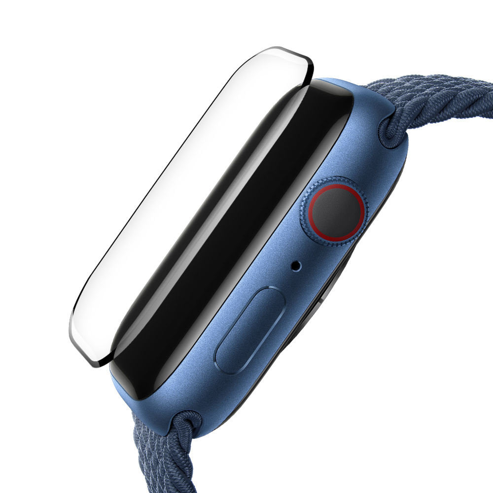 Blueo High Molecule Schutzfolie für Apple Watch 40mm Series, gehärtetes Glas, schwarz