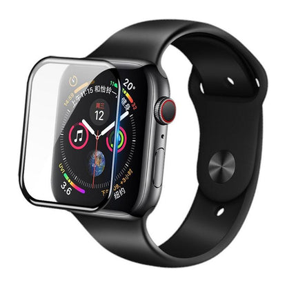 Blueo High Molecule Schutzfolie für Apple Watch 40mm Series, gehärtetes Glas, schwarz