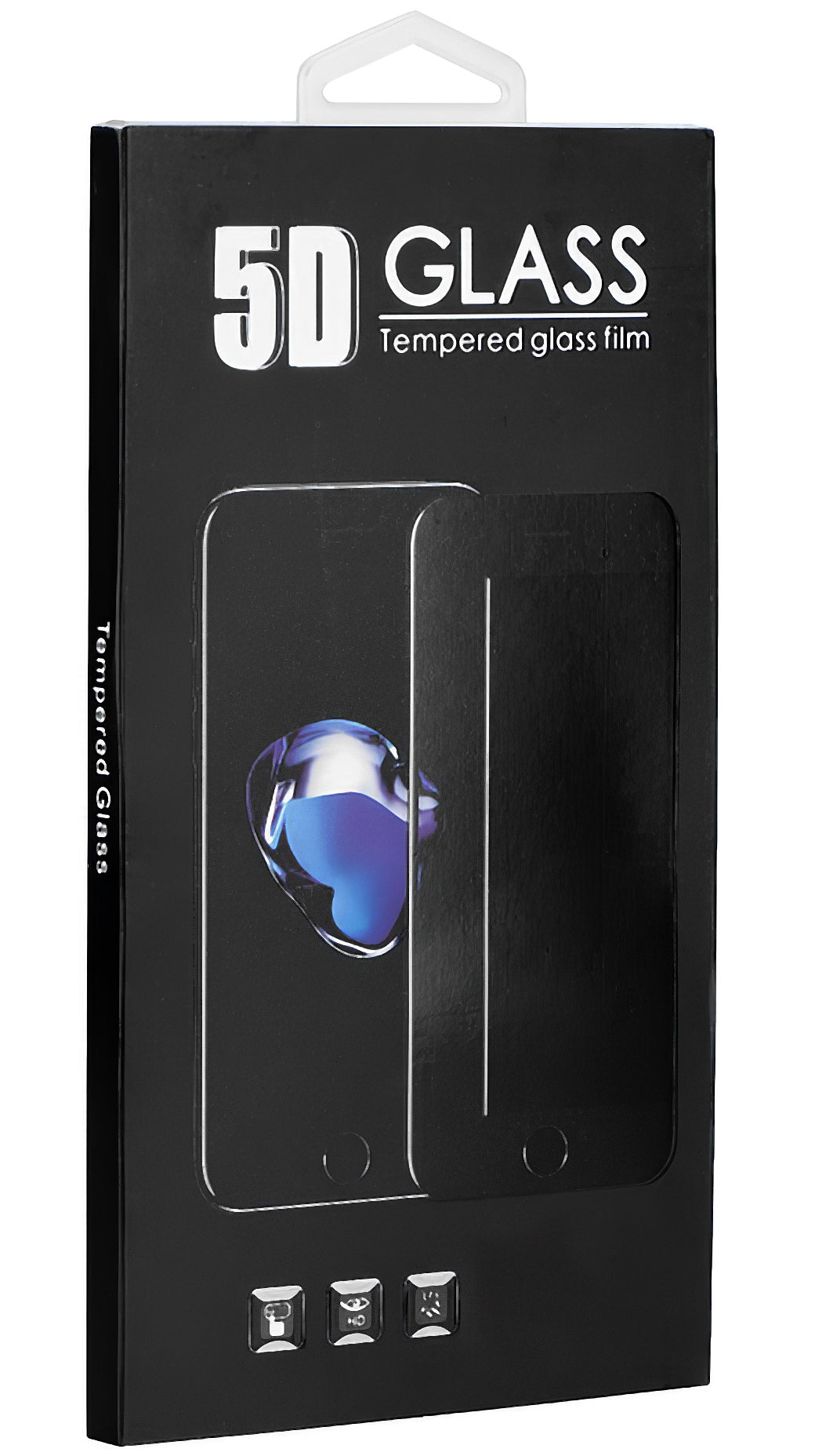 OEM Displayschutzfolie für Samsung Galaxy Note10 Lite N770 / A71 A715, gehärtetes Glas, Full Glue, 5D, Schwarz