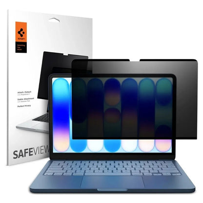 Privacy-Schutzfolie Spigen Safe View Magnetic für Apple MacBook Neo 13 Zoll, Kunststoff AFL11670