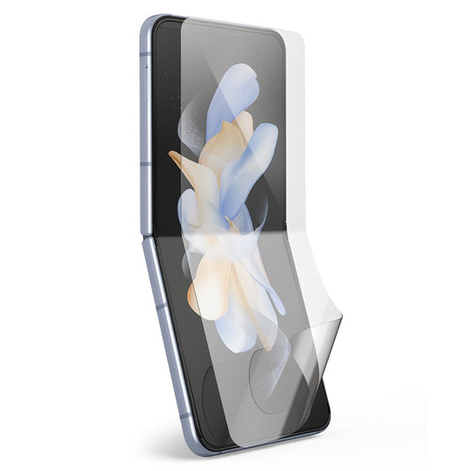 Film de protection d'écran intérieur Ringke Dual Easy pour Samsung Galaxy Z Flip4 F721, Plastique, Lot de 2 pièces