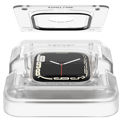 Spigen ProFlex EZ FIT Schutzfolie für Apple Watch 45mm | 2er Set | Flexibles Glas