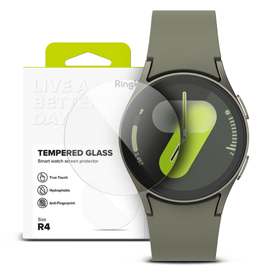 Film de protection Ringke R4 pour Samsung Galaxy Watch7 40mm, lot de 4 pièces, verre trempé