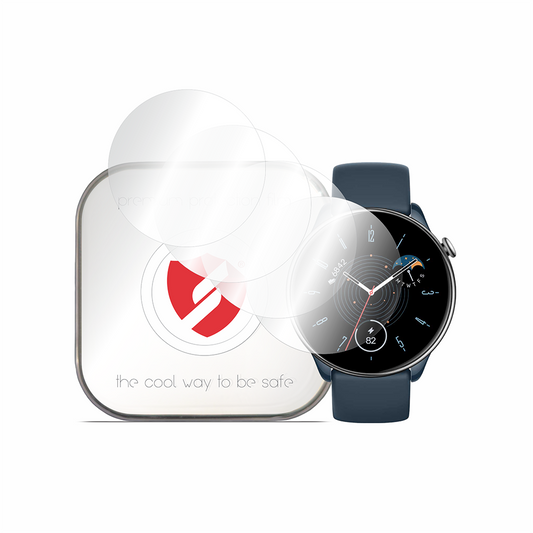 Film de protection Smart Protection Premium Classic pour Amazfit GTR Mini, lot de 4 pièces, plastique