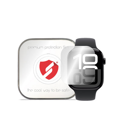 Film de protection Smart Protection Premium Classic pour Apple Watch 10 46mm Series, lot de 4 pièces, plastique