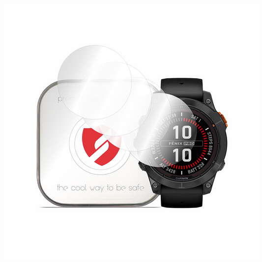 Film de protection Smart Protection Premium Classic pour Garmin Fenix 7 Pro Solar, lot de 4 pièces, plastique