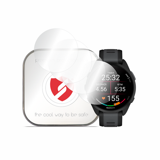 Film de protection Smart Protection Premium Classic pour Garmin Forerunner 165, lot de 4 pièces, plastique