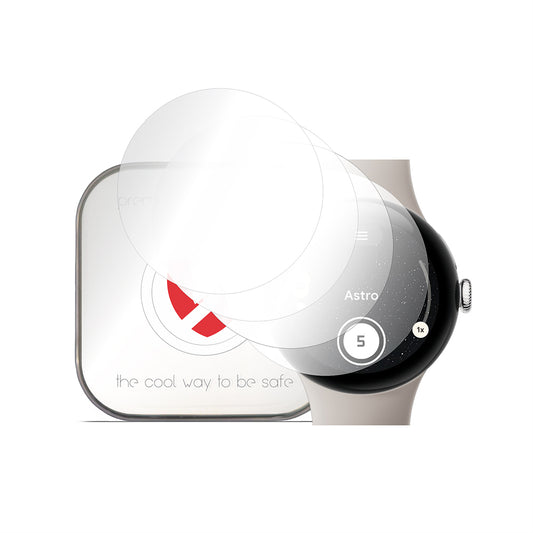 Film de protection Smart Protection Premium Classic pour Google Pixel Watch 4 45mm, Set de 4 pièces, Plastique
