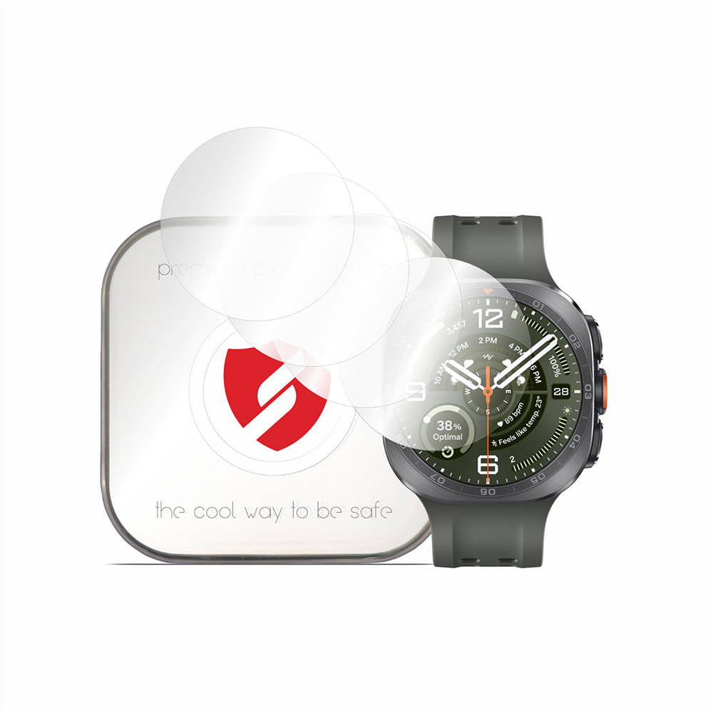 Film de protection Smart Protection Premium Classic pour Samsung Galaxy Watch Ultra2, plastique, lot de 4 pièces