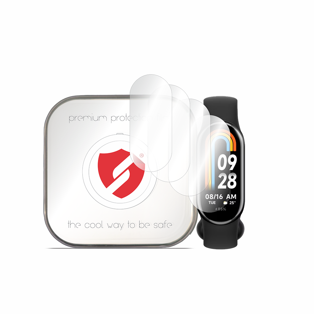 Smart Protection Premium Classic Schutzfolie für Xiaomi Smart Band 9 / Band 8, 4 Stück Set, Kunststoff