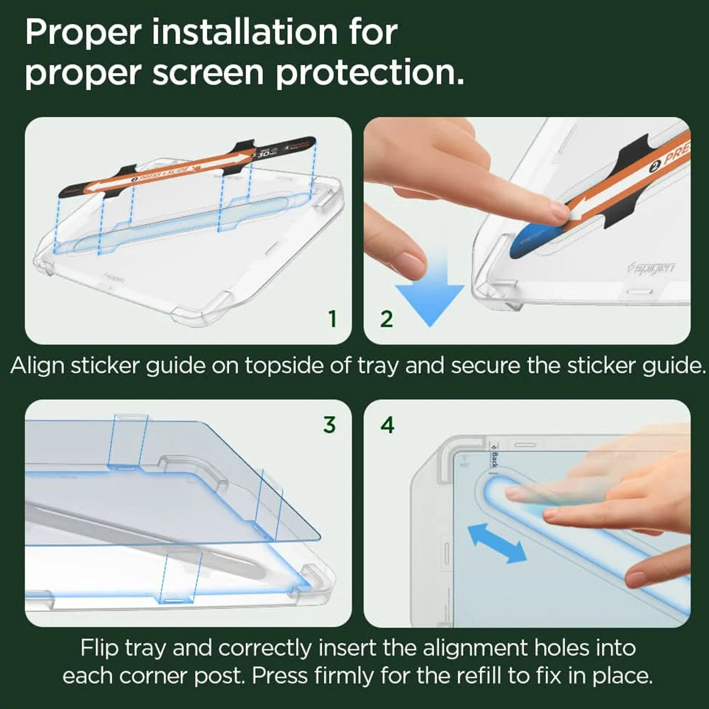 Spigen GlastR EZ FIT Anti-Glare Schutzfolie für Tesla 3 Navigation (2021 - 2023), Gehärtetes Glas AGL04338