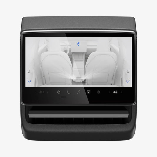 Film de protection Spigen GlastR Slim Anti-Reflet pour navigation Tesla Y (2026 / 2025) / 3 (2026 / 2025 / 2024), Verre trempé AGL07586