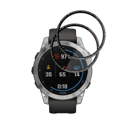 Schutzfolie Techsuit Nano Flex für Garmin Fenix 7, Set 2 Stück, Kunststoff, Schwarz