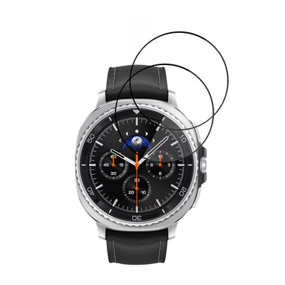 Film de protection Techsuit Nano Flex pour Samsung Galaxy Watch8 Classic, Set de 2 pièces, Plastique, Noir