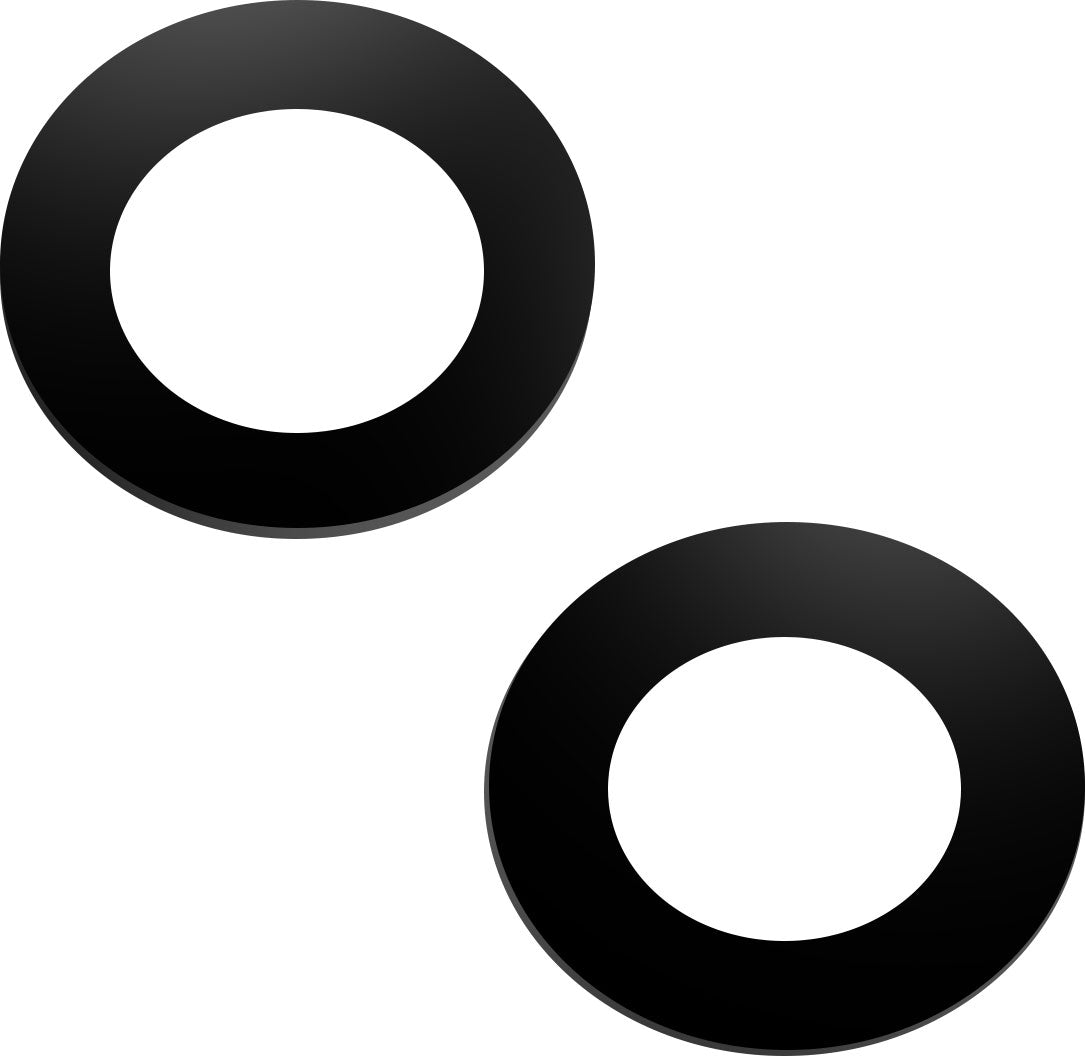 Kamera Glasrückseite Apple iPhone 14, mit Rahmen, Schwarz