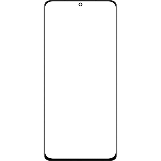 Verre d'écran + Colle de bord / OCA Forward Guard pour Samsung Galaxy S21 Ultra 5G G998, Noir