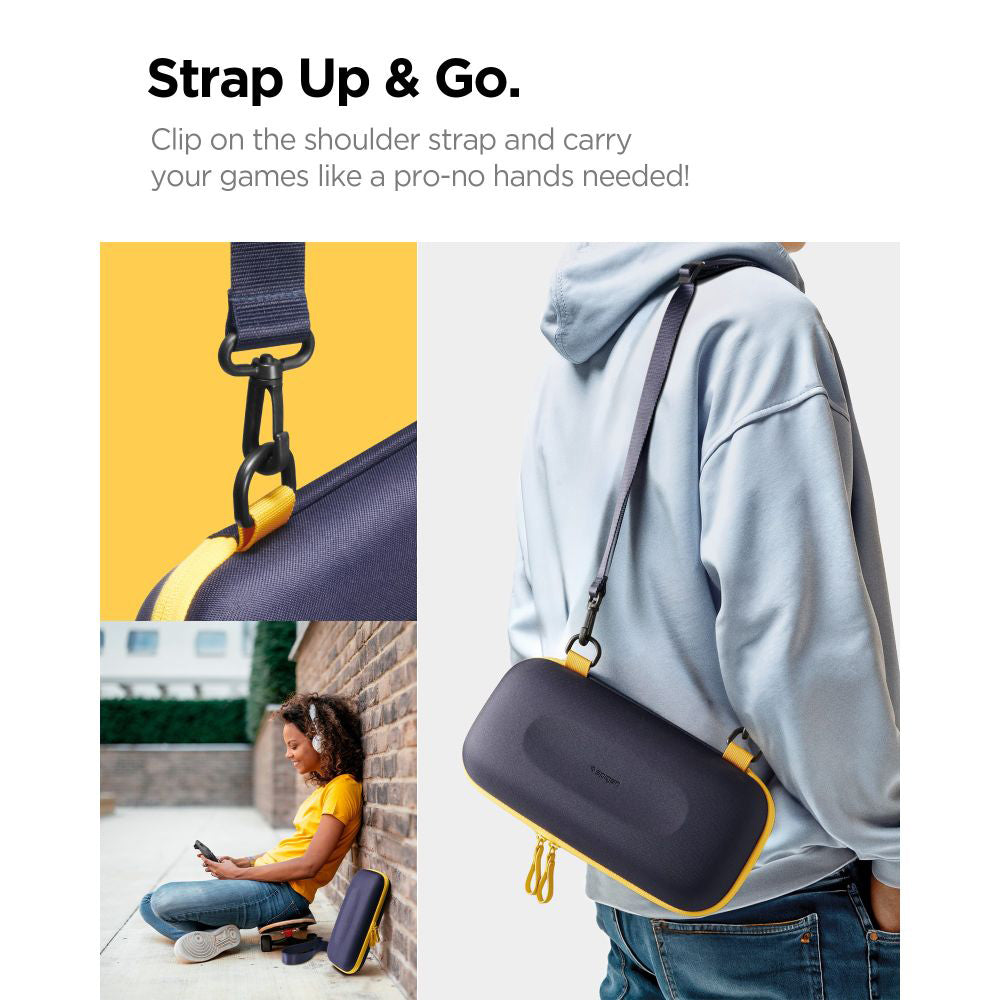 Spigen Nano Pop Pro Console Protection Bag for Nintendo Switch 2, Navy Blue