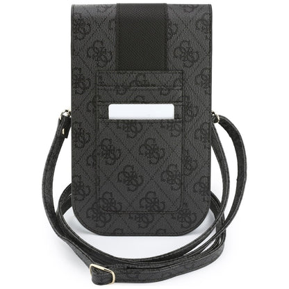 Universelle Handytasche, Guess, 4G Classic Logo Stripe, Schwarz