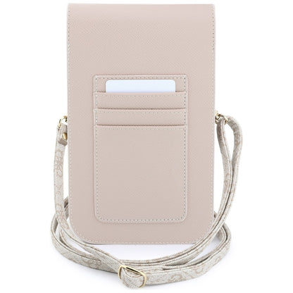 Sac Universel pour Téléphone, Guess, Logo Classique 4G Grainé, Rose