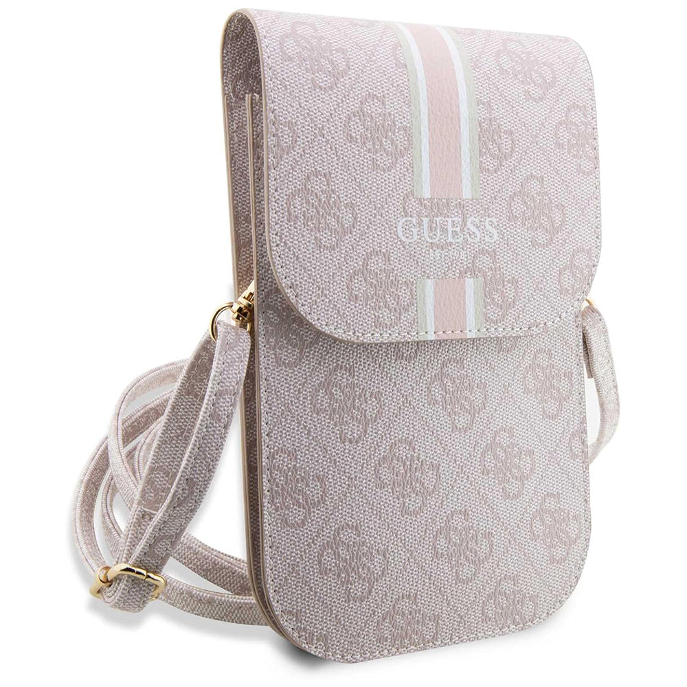 Sac Universel pour Téléphone, Guess, 4G Stripes, Rose