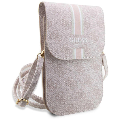 Sac Universel pour Téléphone, Guess, 4G Stripes, Rose