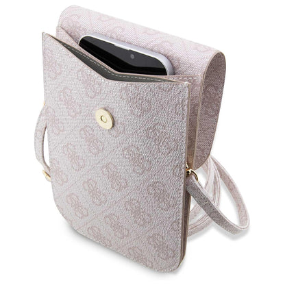 Sac Universel pour Téléphone, Guess, 4G Stripes, Rose